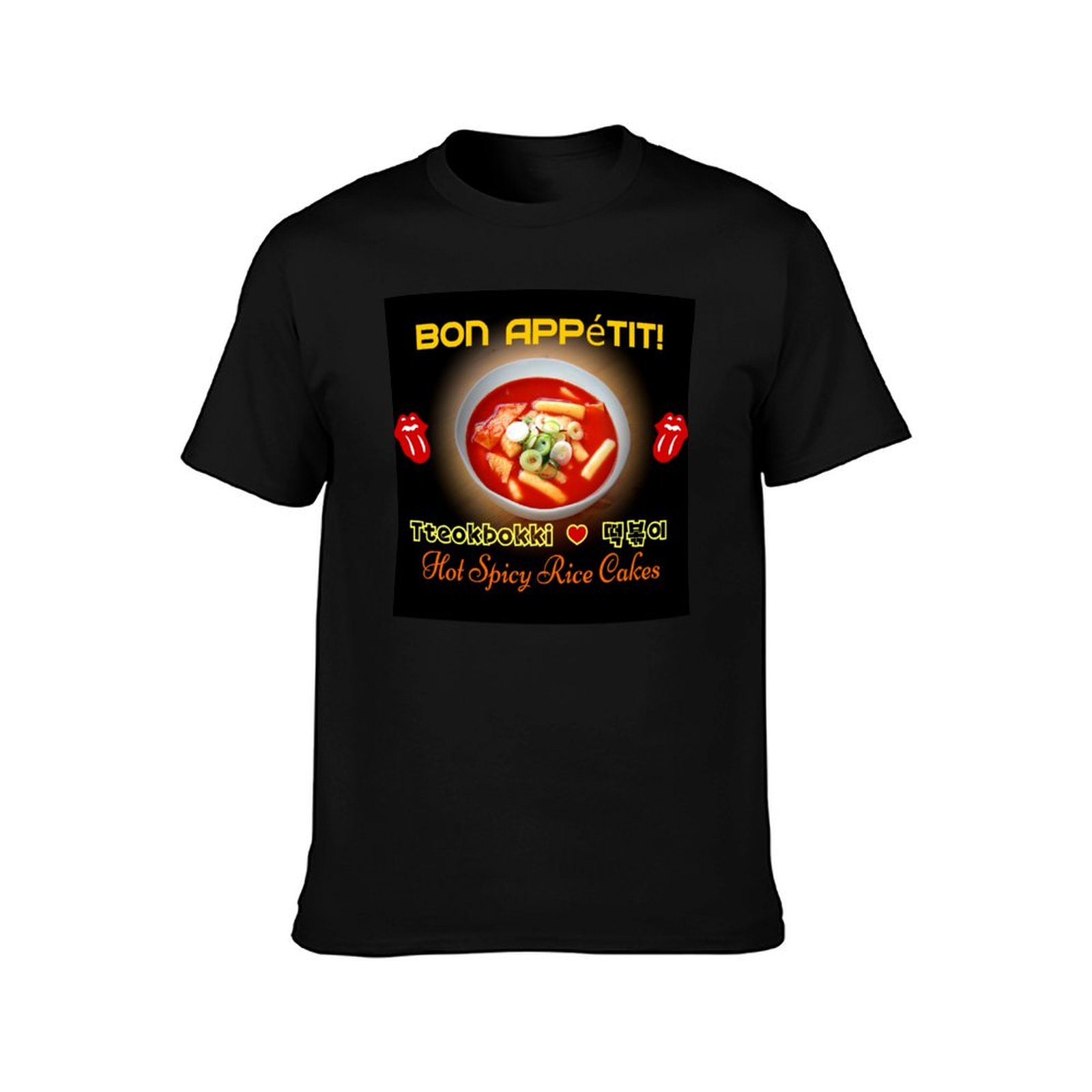 ? เสื้อยืดลายต็อกบกกิ-ขนมเค้กข - Tteokbokki Rice Cake บทวิจารณ์และราคา